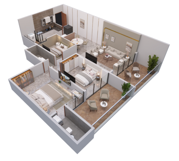 2.5-BHK- Layout Residency - 45 Nirvana Hills